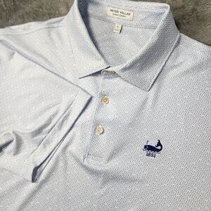 Peter Millar Summer Comfort Large Car All Over Print Golf Polo Maidstone Club
